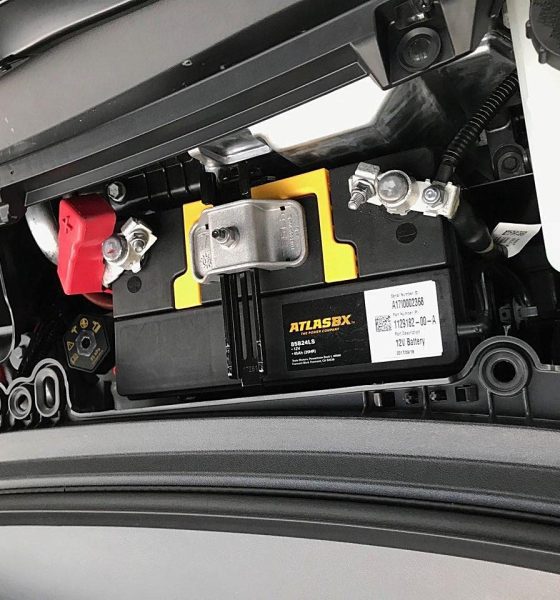 tesla model 3 12v battery