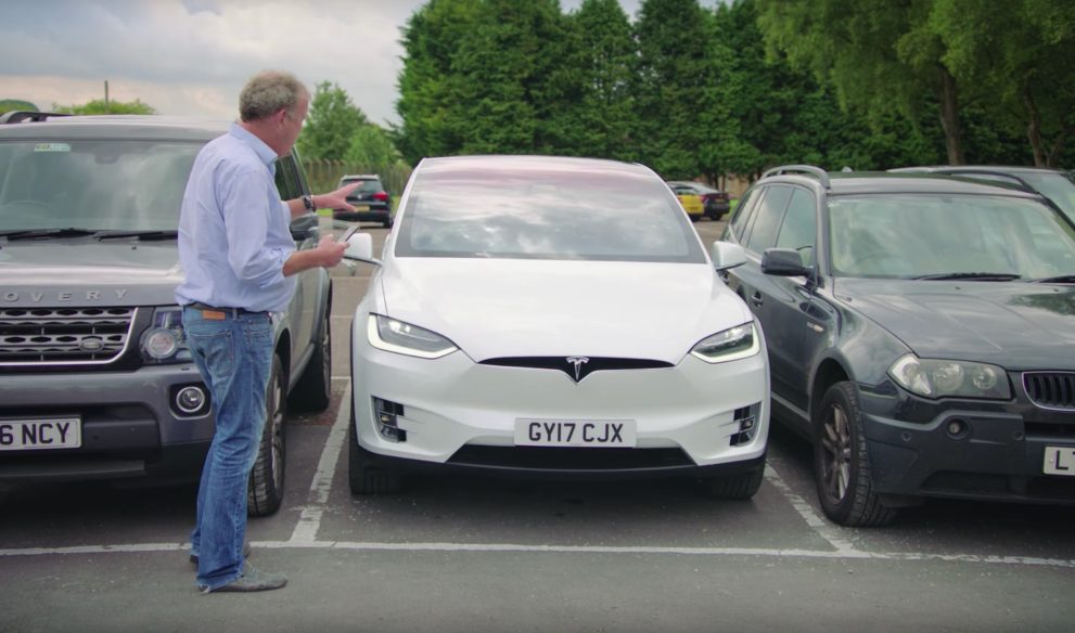 Tesla model x clearance top gear