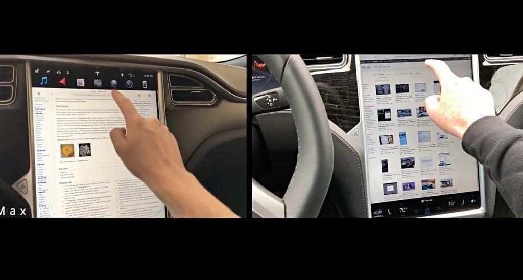 Tesla Model S und X: Gangwahl per Touchscreen