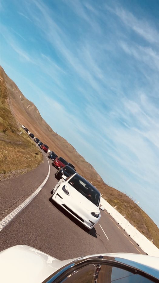 Tesla owners takeover largest Supercharger in the US in electric roadtrip