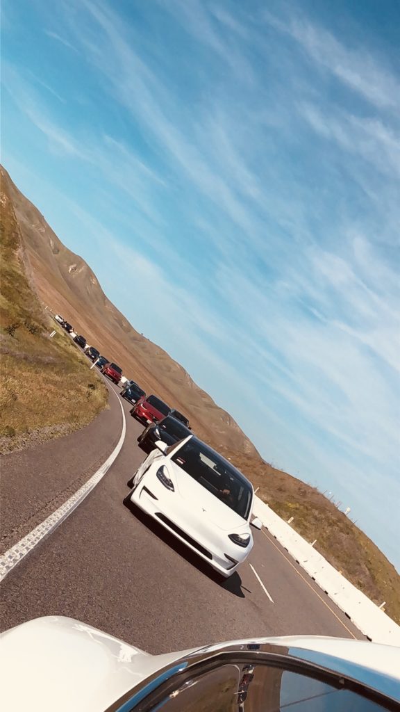 Tesla owners takeover largest Supercharger in the US in electric roadtrip