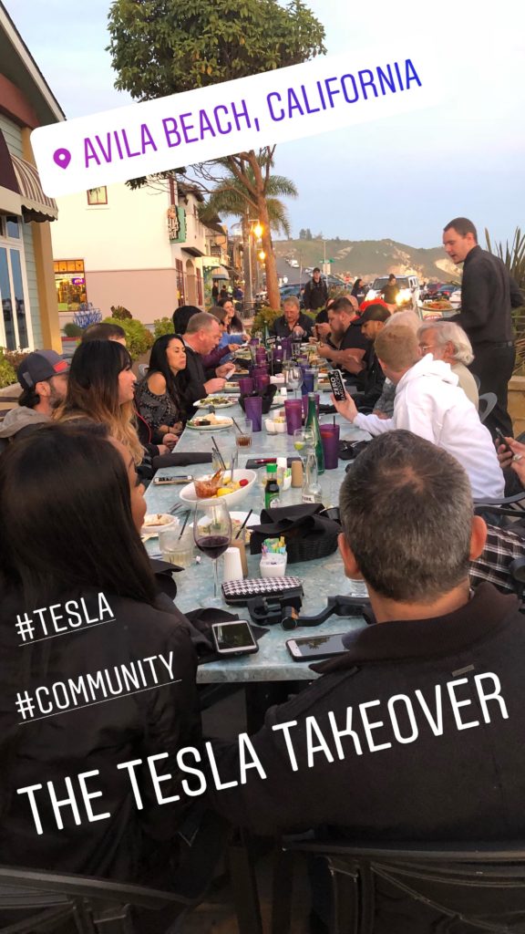 Tesla owners takeover largest Supercharger in the US in electric roadtrip