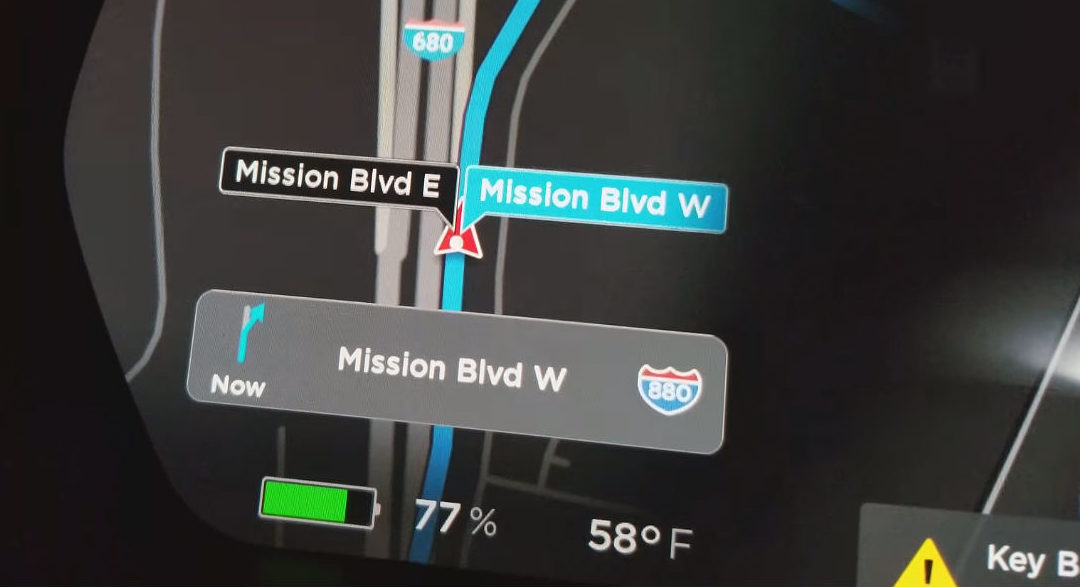 Tesla new navigation mature beta [Credit: u/hkibad/Reddit]