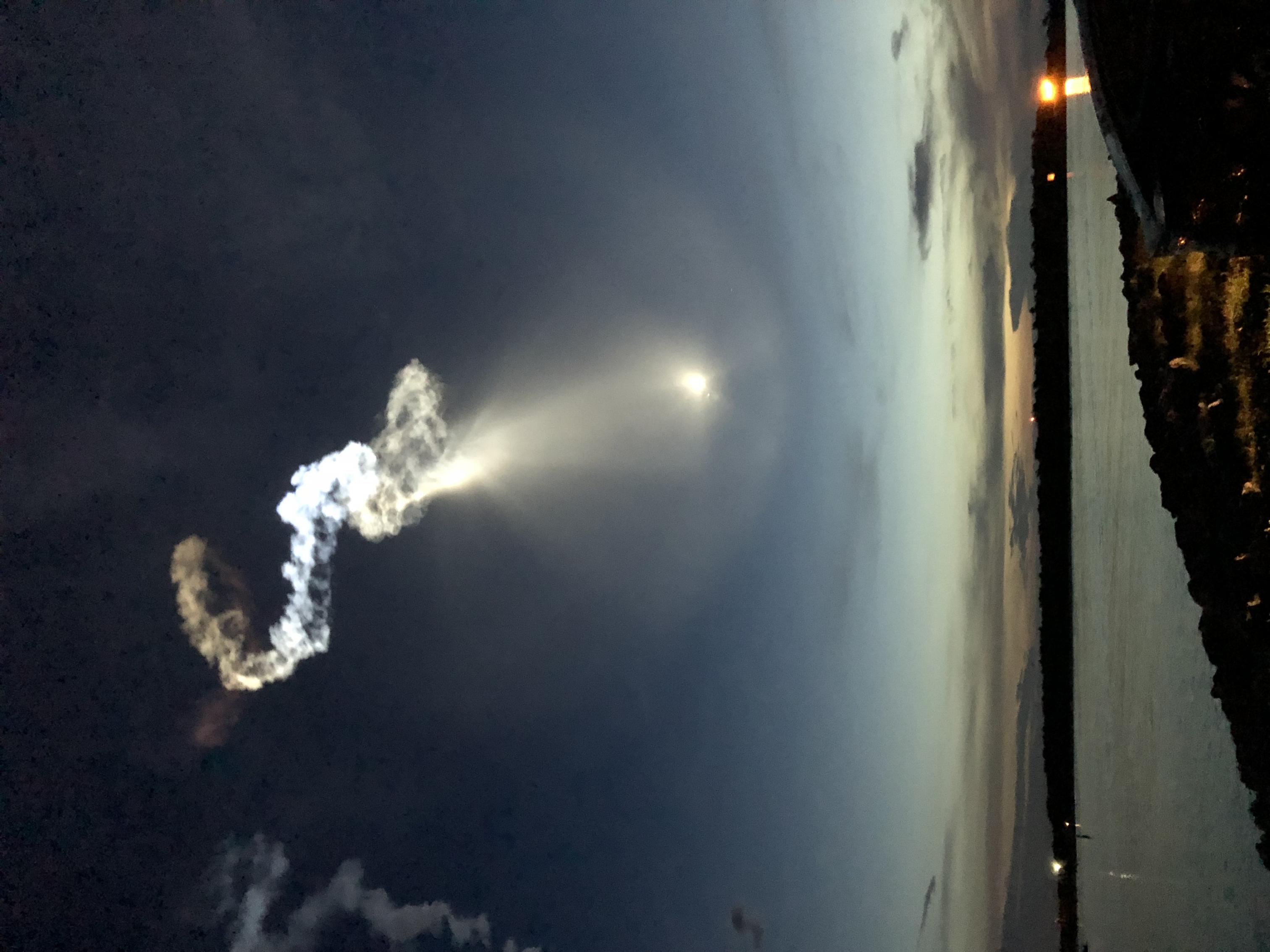 CRS-15 launch plume (Tom Cross) 1