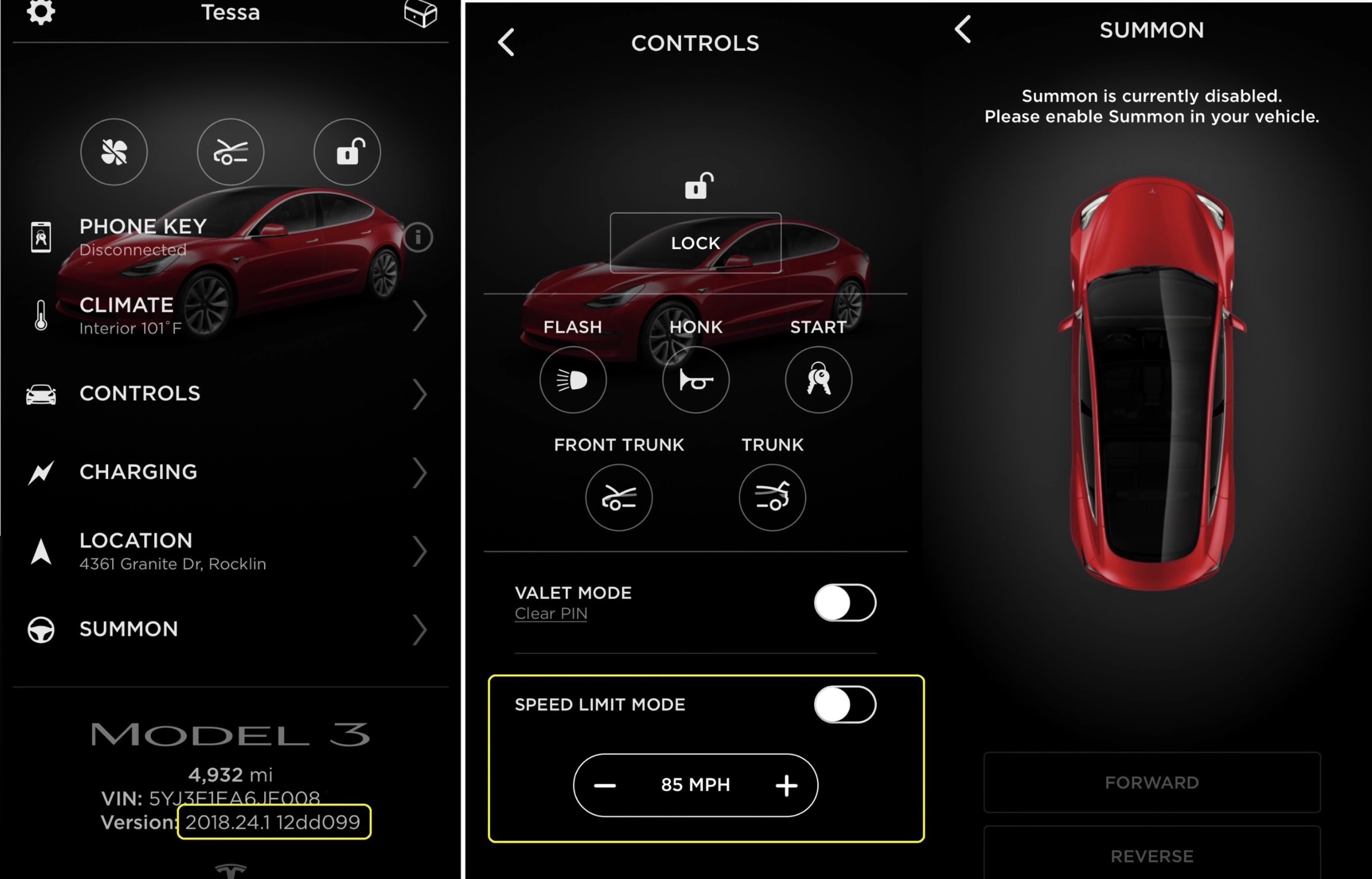 closer-look-at-tesla-model-3-speed-limit-mode-and-summon-in-mobile-app