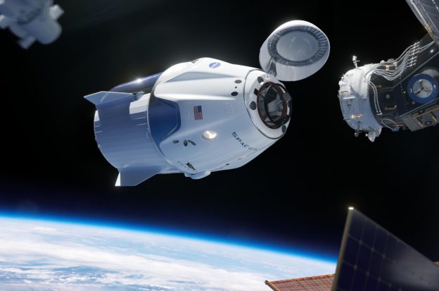 Crew Dragon approaches the ISS SpaceX 2