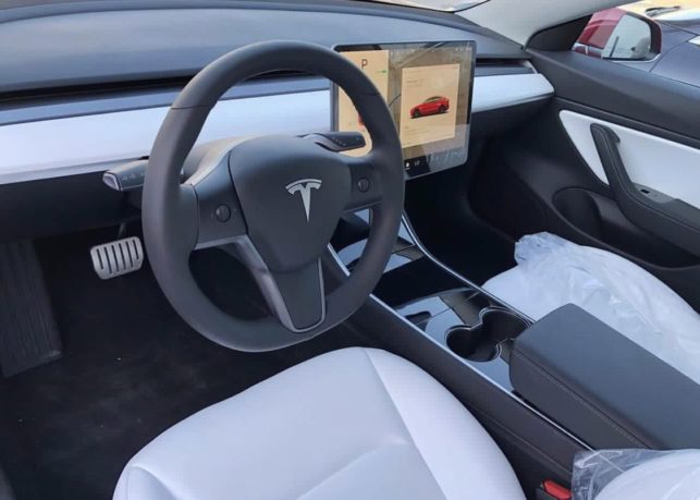 Model 3 performance on sale interior
