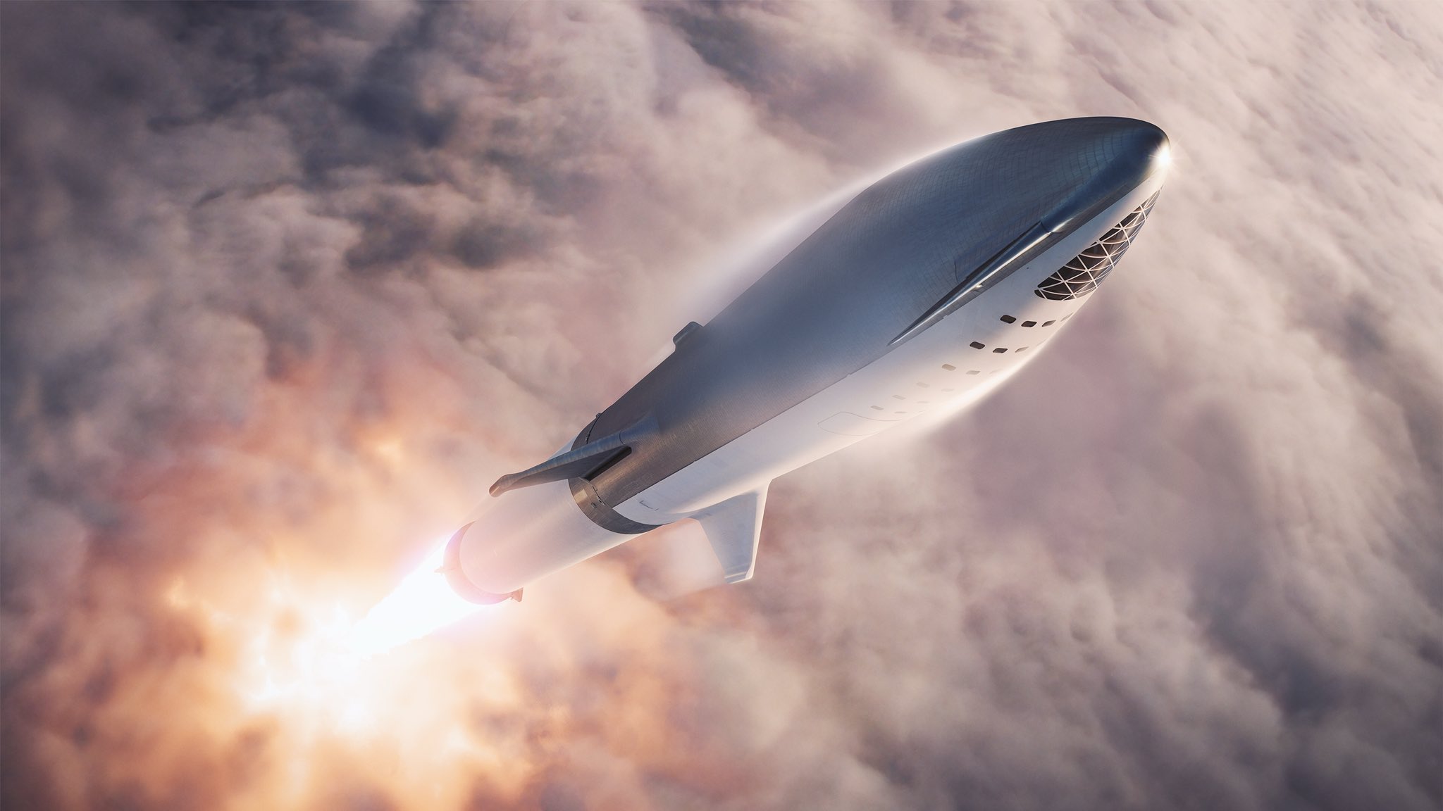 BFR 2018 launch (SpaceX) 1