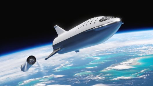 BFR 2018 spaceship and booster sep SpaceX 1c