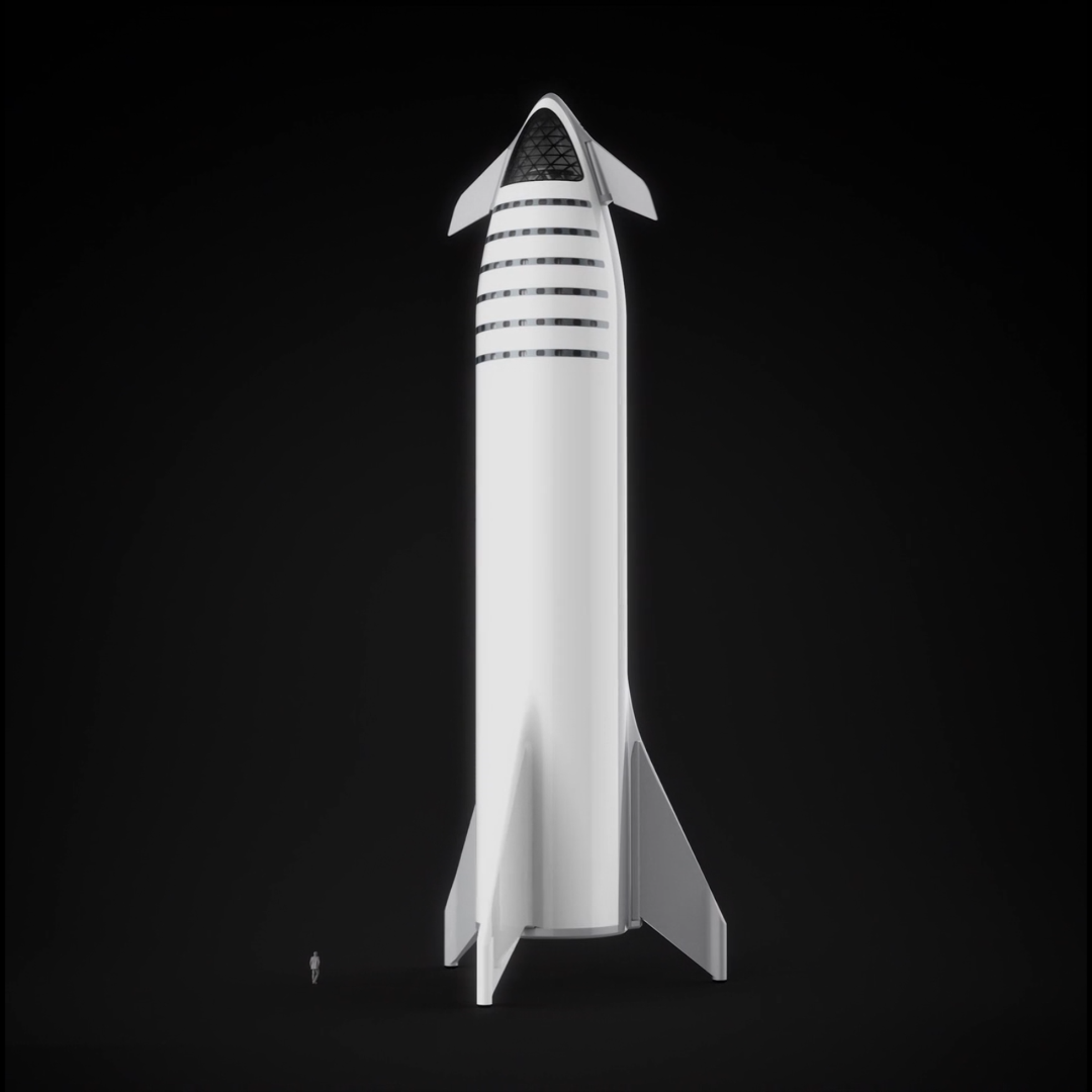 BFR 2018 spaceship human to scale (SpaceX)