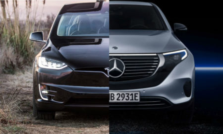 Tesla model x clearance vs mercedes eqc
