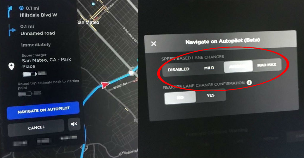 trimmen Susteen Veronderstelling Tesla's 'Mad Max' mode for Autopilot lane changes makes its way to V9 update