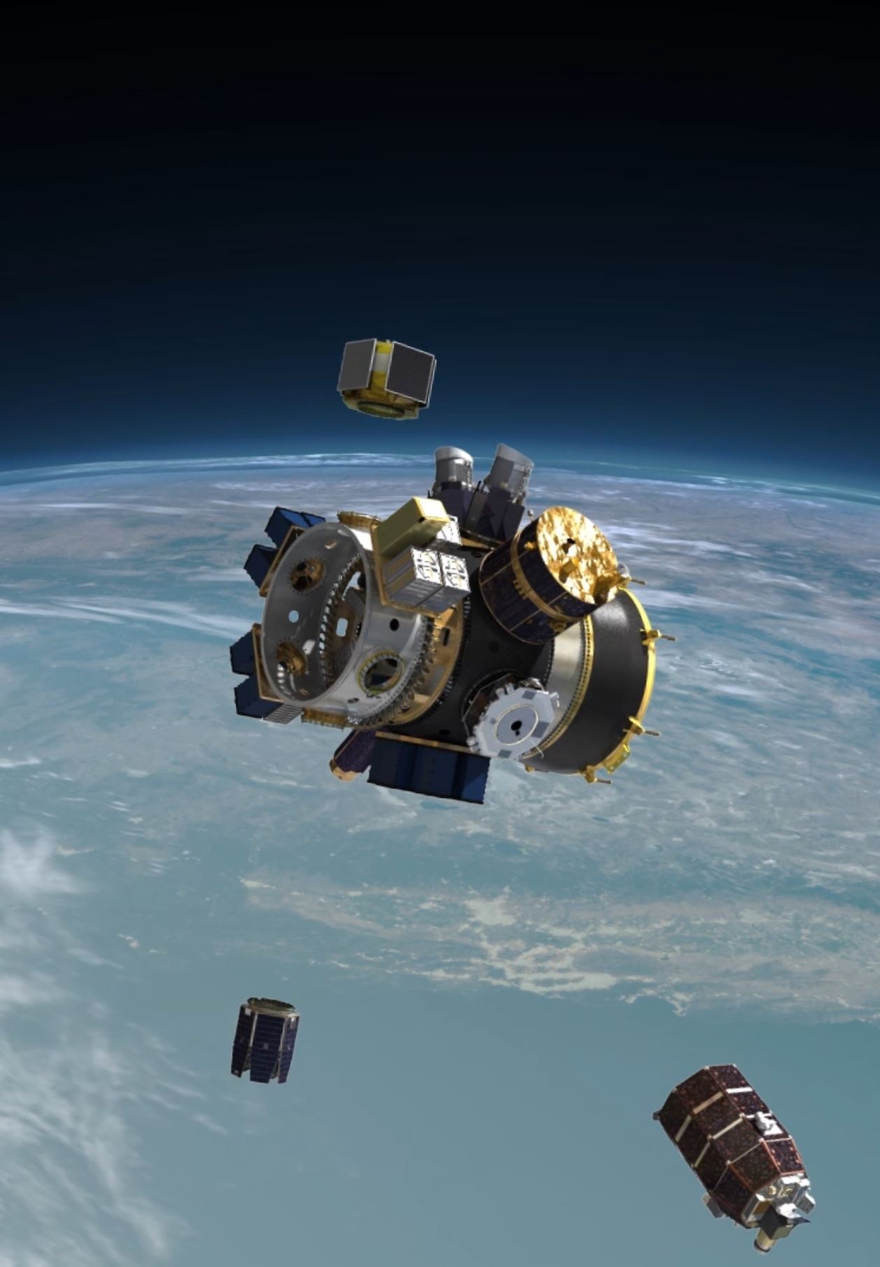 SSO-A Upper Free Flyer sep F9 S2 (Spaceflight) 3