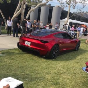 Tesla's next-gen Roadster stuns crowd at famed ArtCenter in Los Angeles