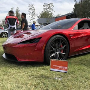 Tesla's next-gen Roadster stuns crowd at famed ArtCenter in Los Angeles