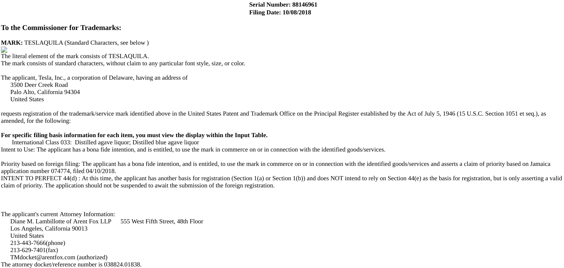 Section 44(e) Trademark Filing Basis