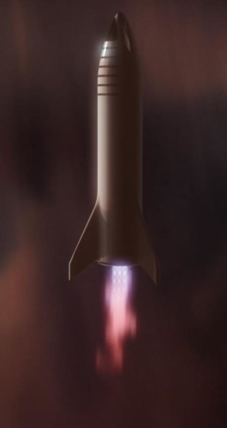 BFR 2018 Mars reentry SpaceX 6c