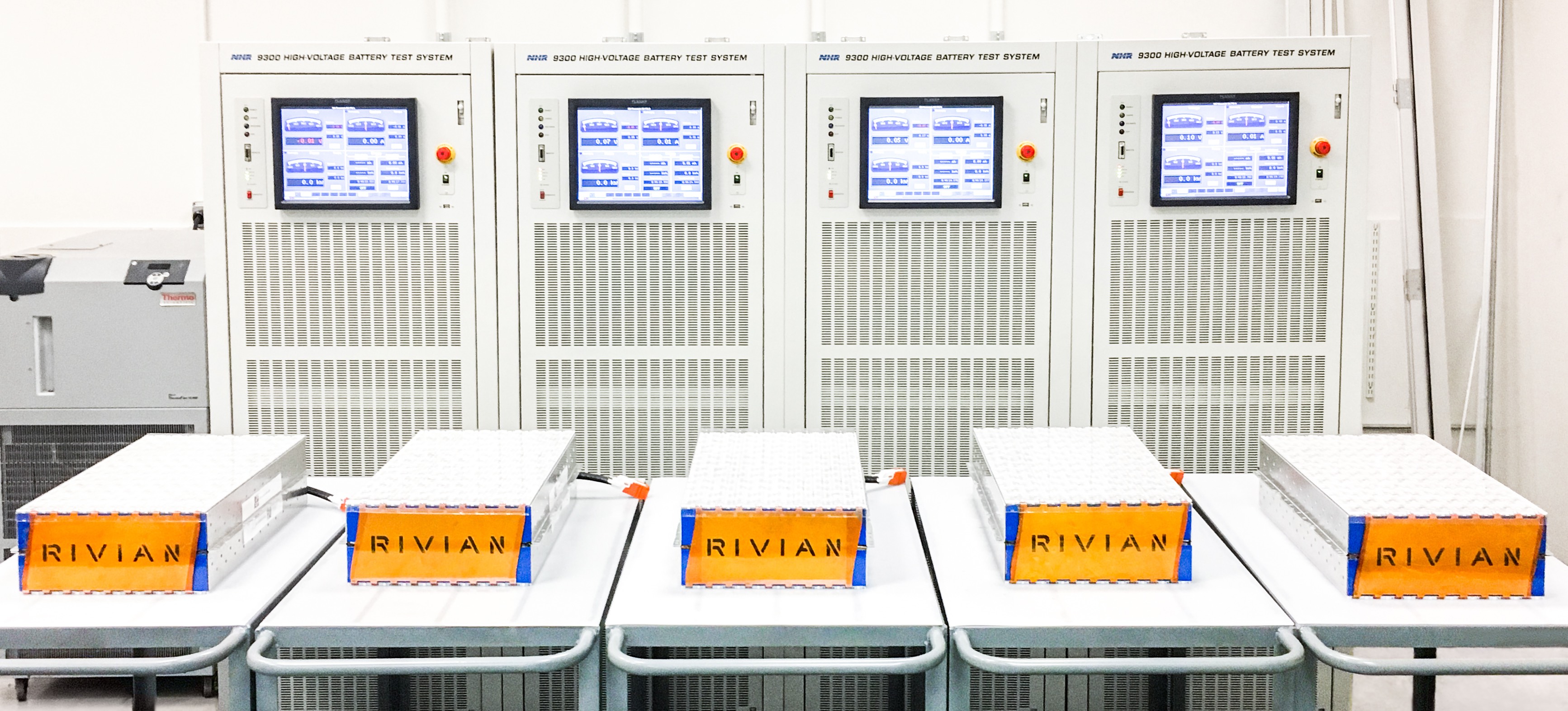 Rivian Battery Modules stacked 2170 Teslarati