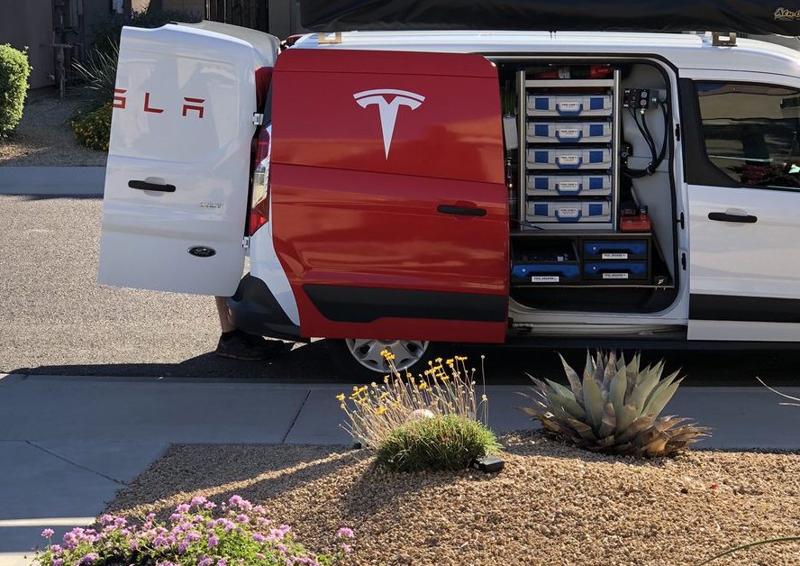  Tesla  to allow service requests with 1 or 2 taps in 