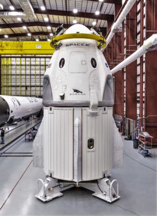 Crew Dragon DM 1 and Falcon 9 B1051 39A SpaceX 3 tallc