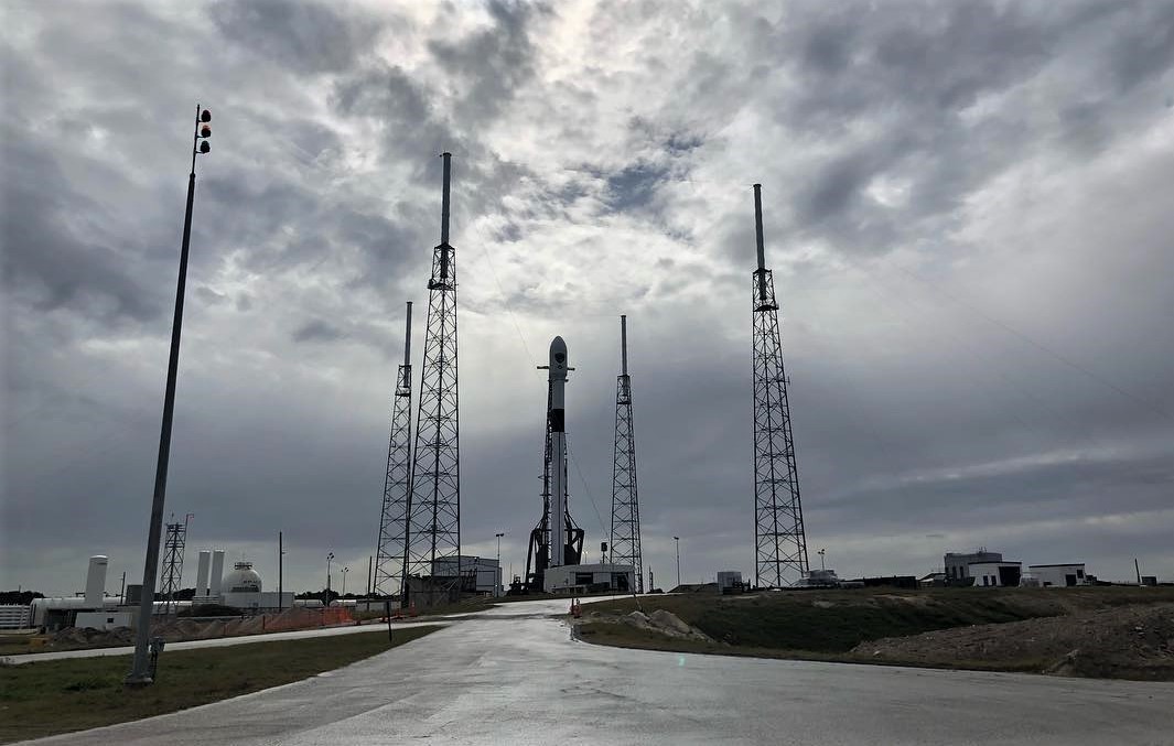 Falcon 9 B1054 GPS III take 3 122118 (Instagram)