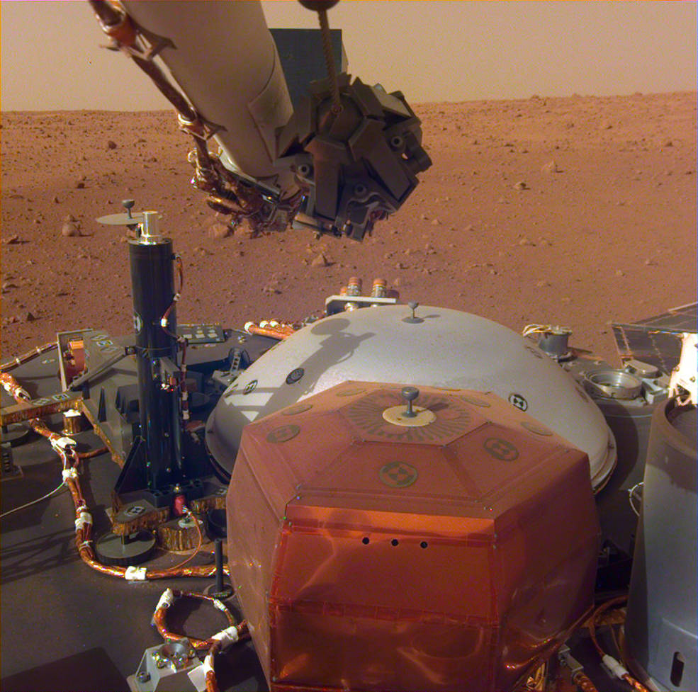 photo of First sounds of wind on Mars captured by NASA’s Insight Lander image