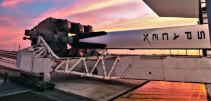 Crew Dragon DM-1 Falcon 9 B1051 rollout (SpaceX) 2 crop(c)
