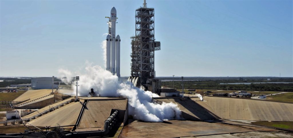 Tesla Solar Battery >> SpaceX's next Falcon Heavy begins to arrive at 39A as ... Tesla Solar Battery >> SpaceX's next Falcon Heavy begins to arrive at 39A as ...