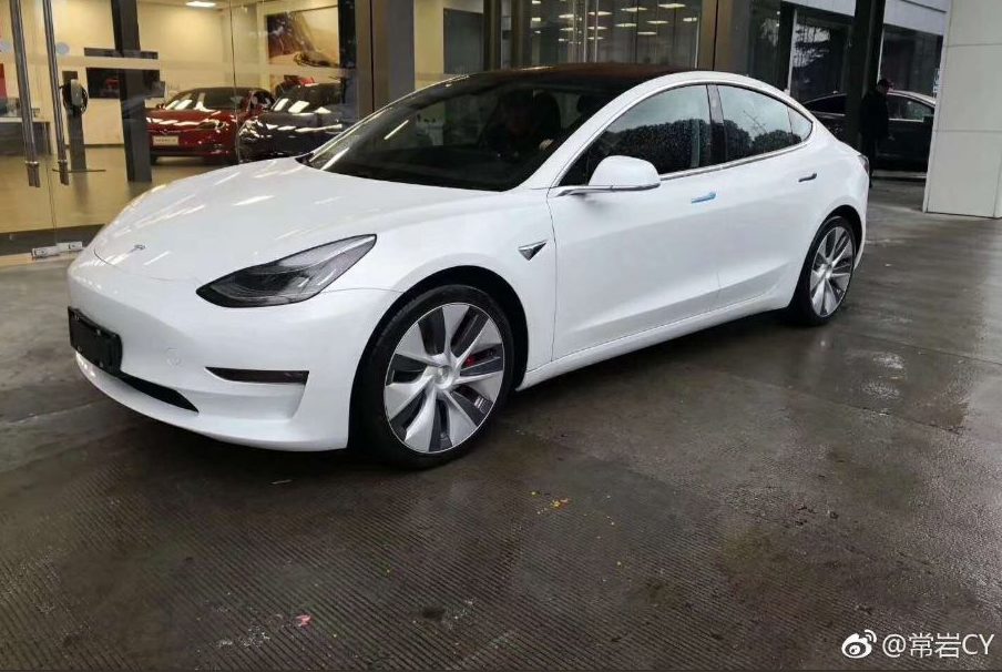 Tesla Model 3 Power Sports wheel with aero cover makes grand debut in China  as test drives begin