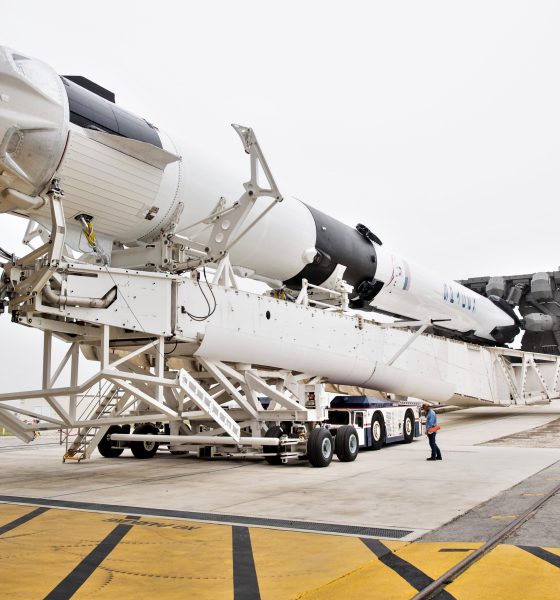 Falcon 9 B1051 and Crew Dragon rolled out to Pad 39A on February 28th, roughly 60 hours before launch. (NASA)