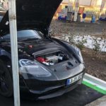 photo of Rare look at Porsche Taycan’s automated charge port door and ‘frunk’ image