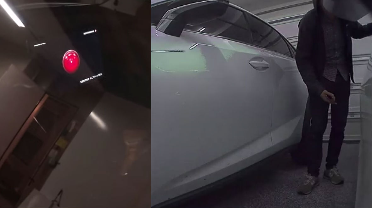 Here s what Tesla Sentry mode looks and sounds like in action