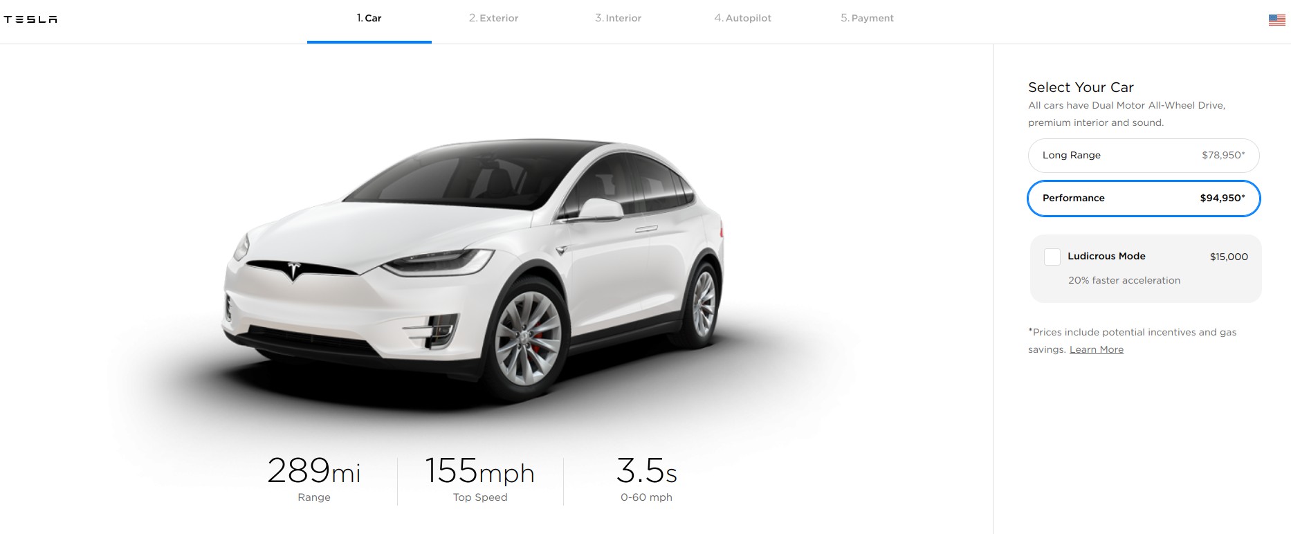 model x configurator TESLARATI