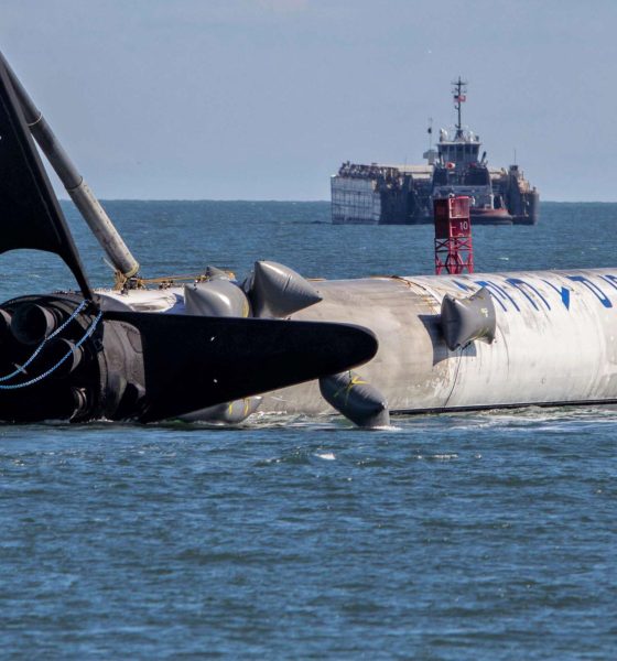 If SpaceX manages to recover Falcon Heavy center core B1055, it will be the second rocket to return to port as boat. (Tom Cross)