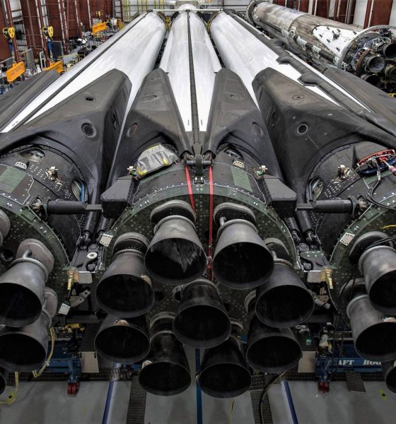 The first Block 5 version of Falcon Heavy prepares for its launch debut.