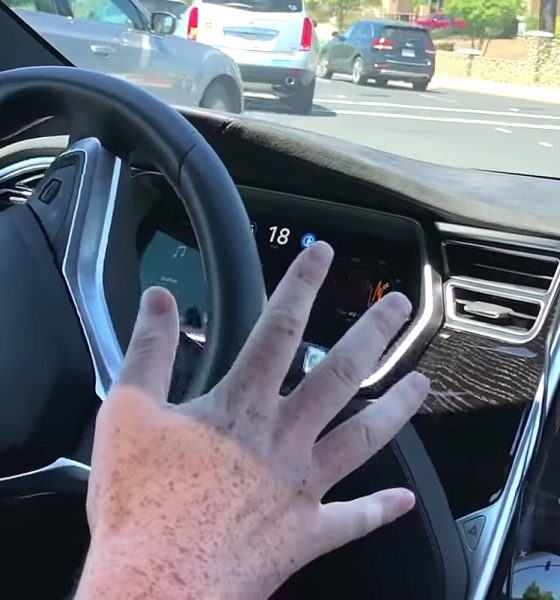 tesla hands free