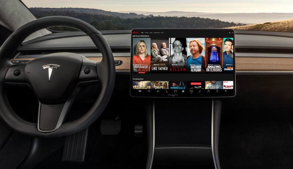 Tesla model s netflix on sale missing