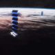 Starlink satellites deploy their solar arrays in this official visualization. (SpaceX)
