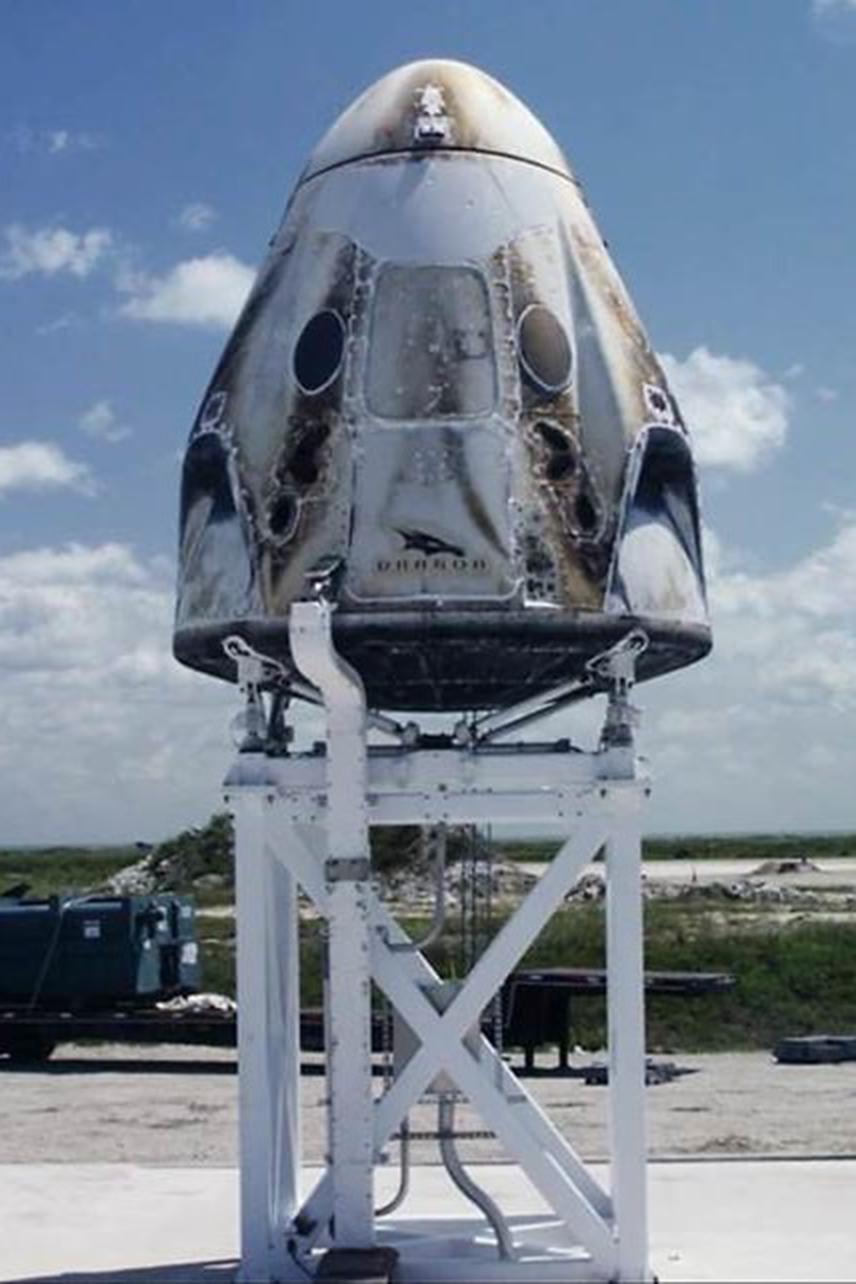 Crew Dragon DM-1 April 20th pre static fire (SpaceX) 1