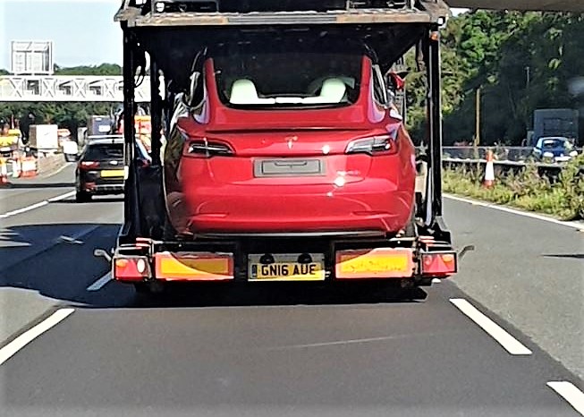 first tesla model 3 right hand drive deliveries underway in the uk