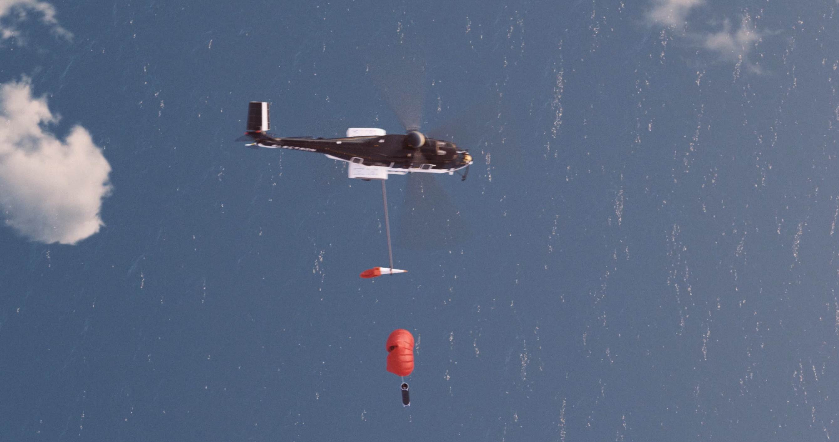 Electron recovery renders (Rocket Lab) heli capture 6