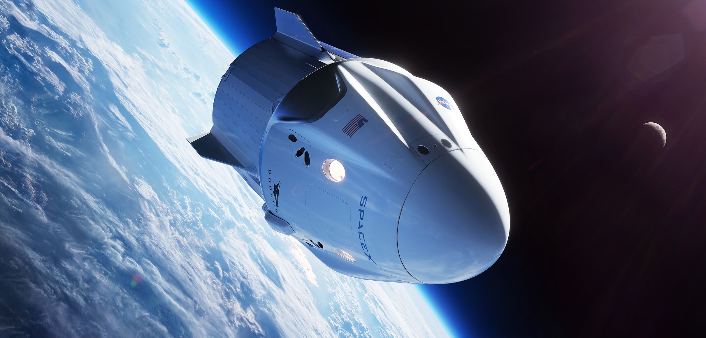 SpaceX Crew Dragon Banner