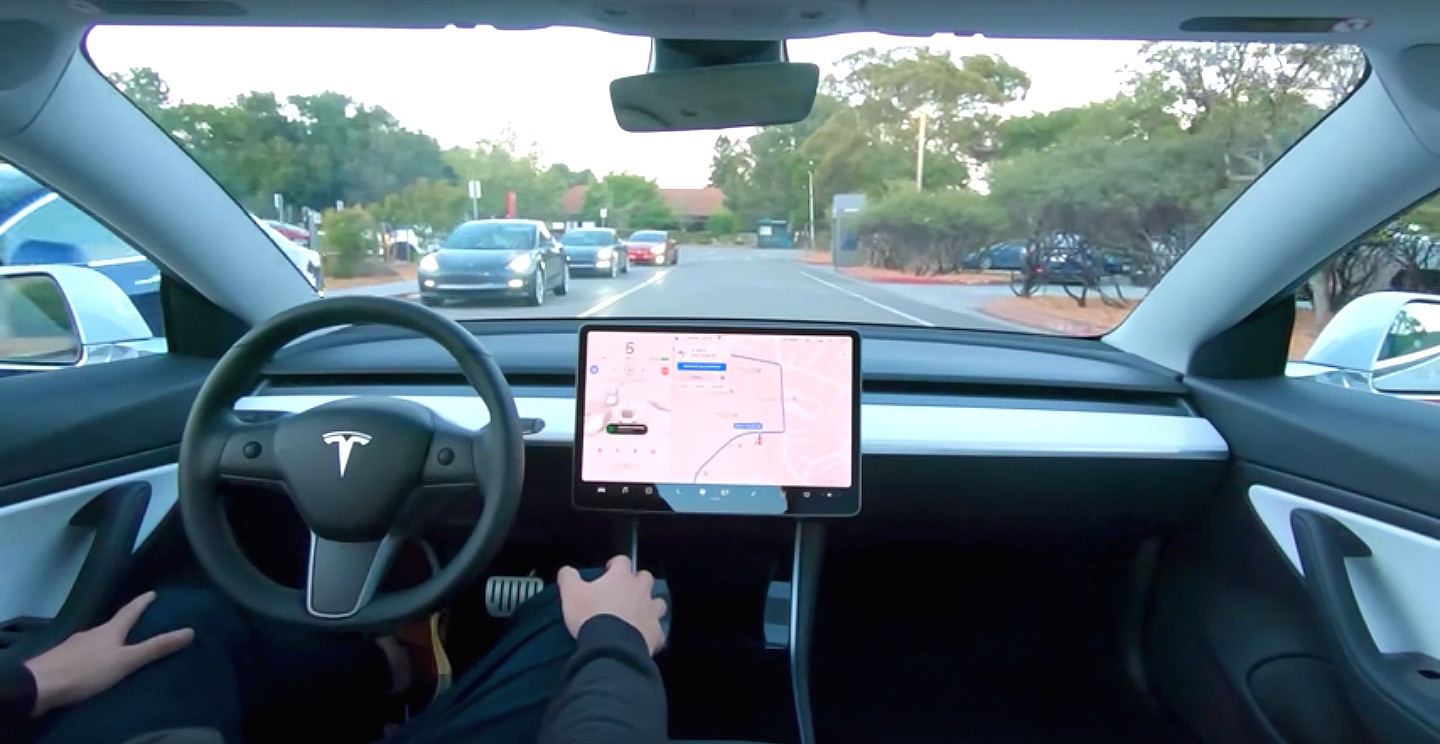 tesla full self driving