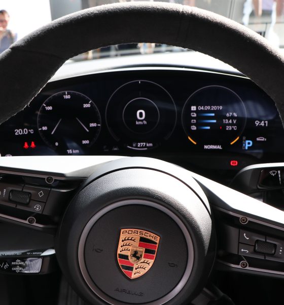 Porsche Taycan driver's view is unmistakably 911