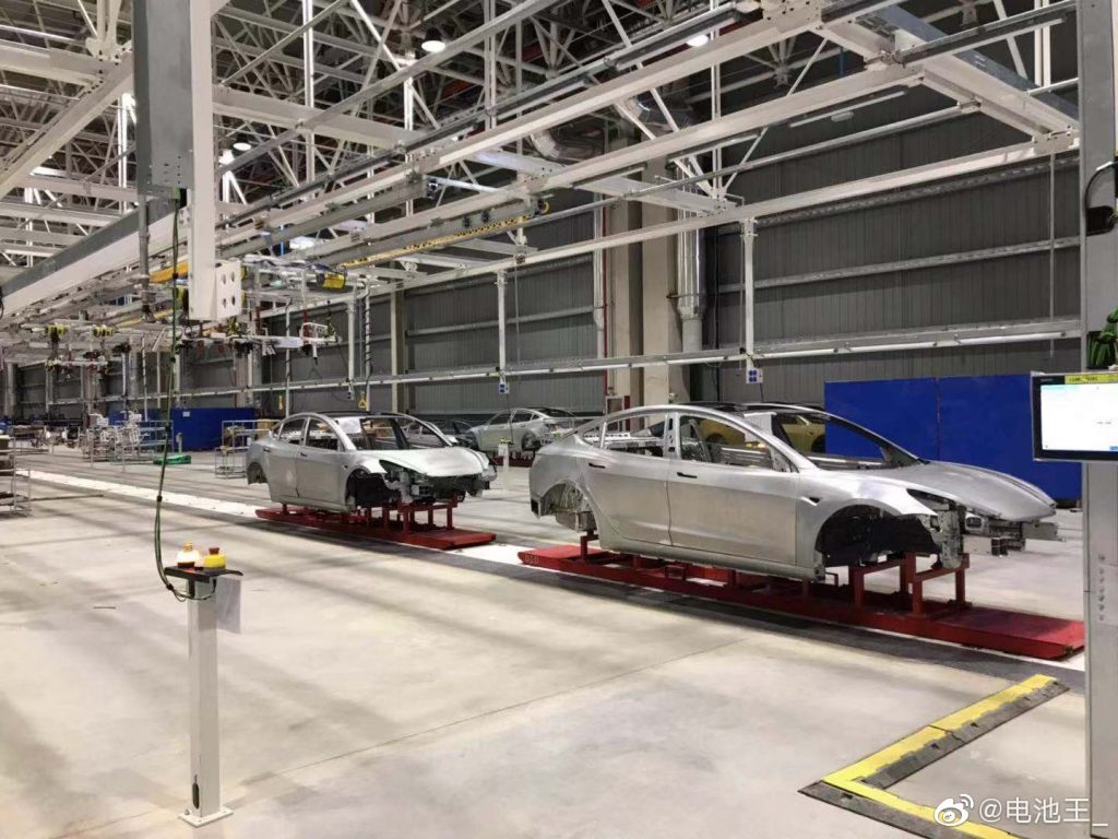 Tesla Giga Shanghai Phase 1 Battery Line Resumes Work for Model 3 Highland:  Report