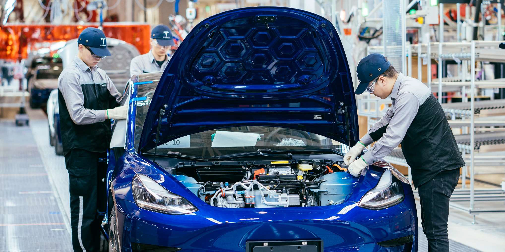 tesla giga shanghai production