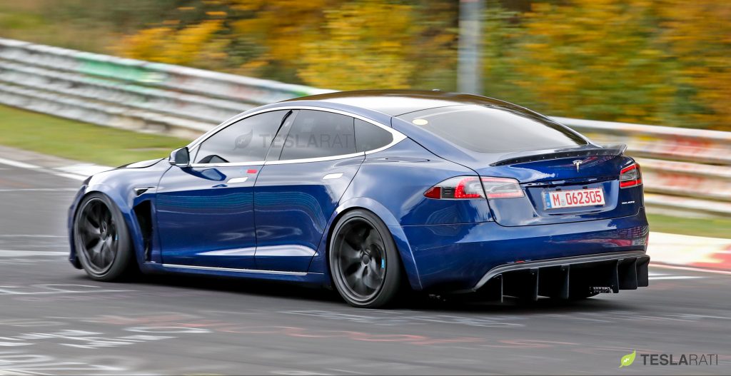 Tesla Model S Plaid hits in refreshed widebody with massive rear diffuser