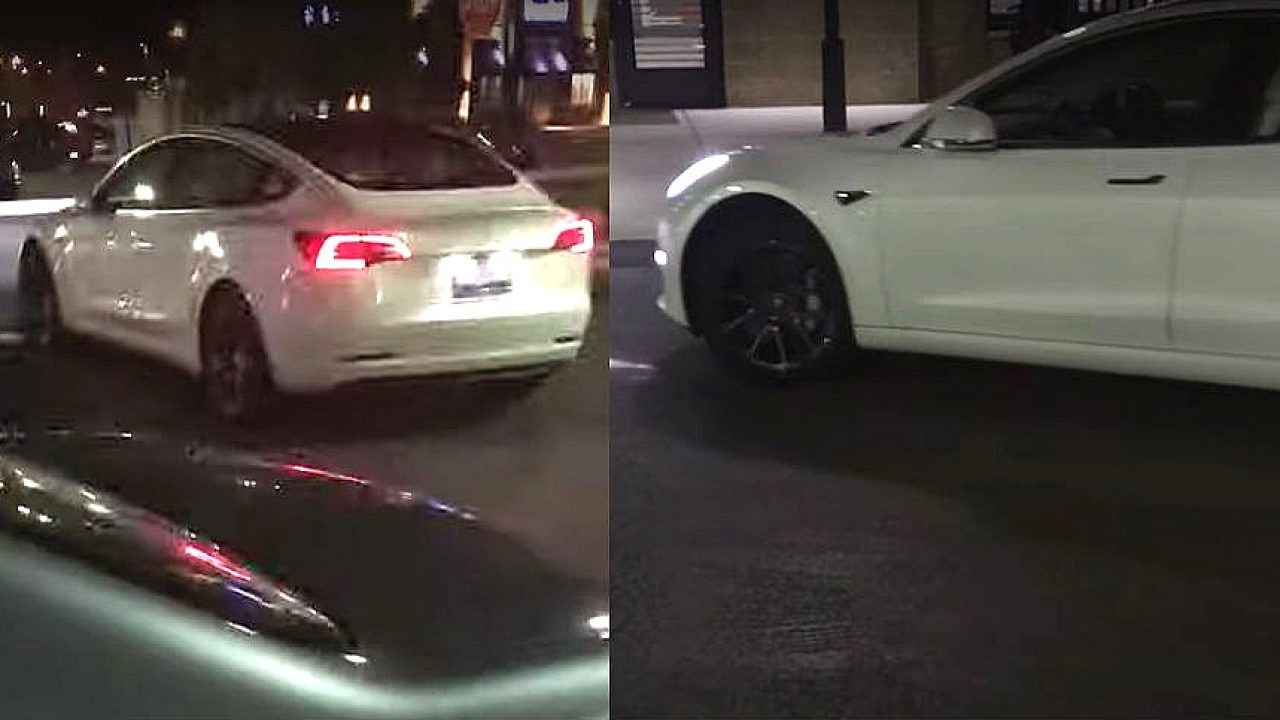 Tesla Smart Summon gets epic reaction video There s no human