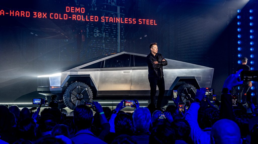 Tesla CEO Elon Musk unveils futuristic Cybertruck in Los Angeles
