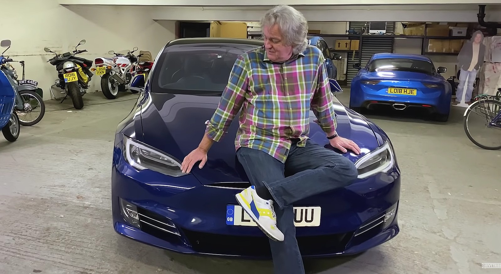 Tesla S Top Gear host James May's newest car